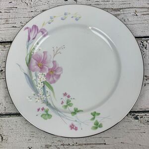 Studio Nova MA202 Pink Vista Floral Dinner Plate Fine China Dinnerware‎